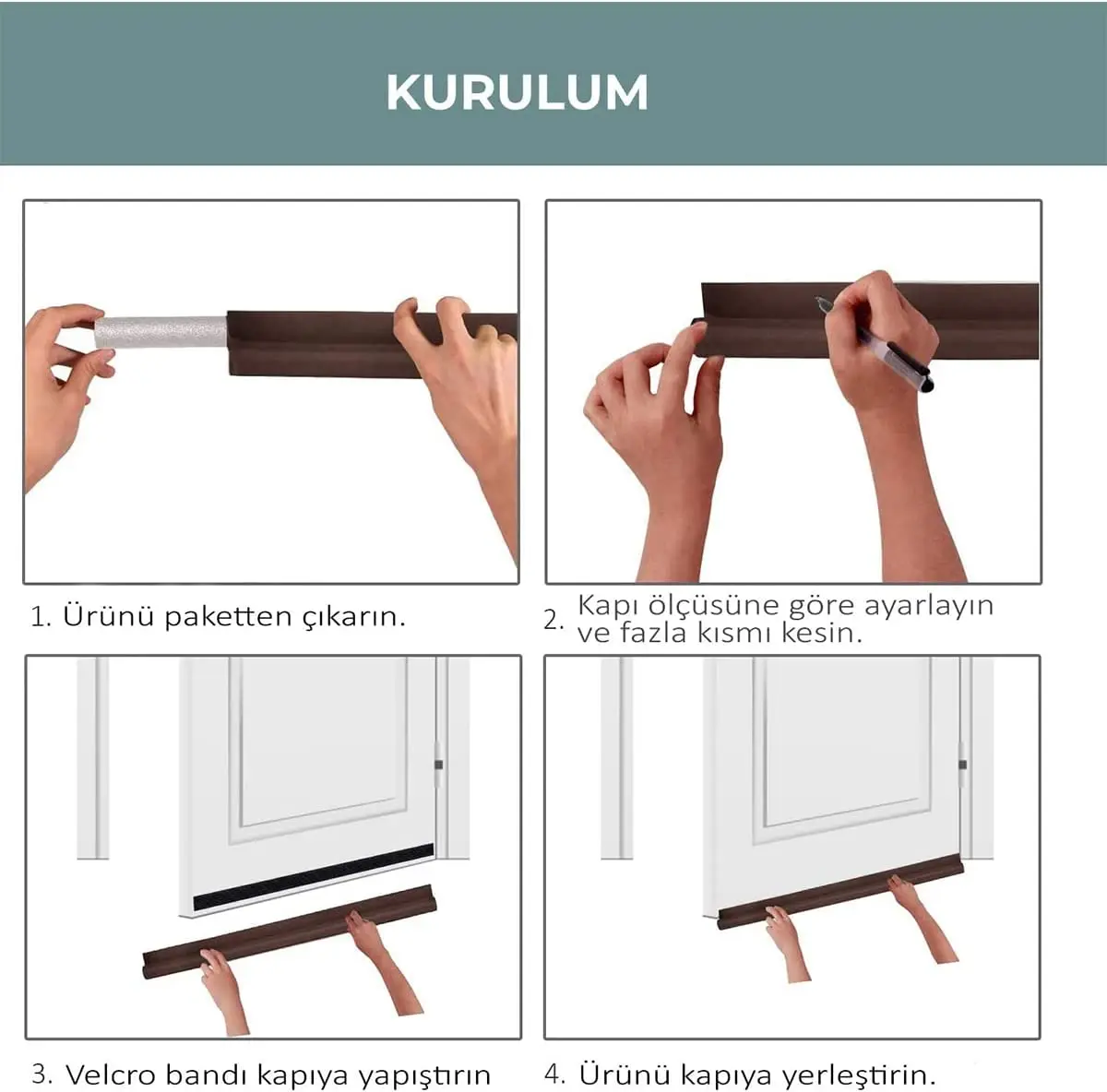Onder Deur Anti Wind Warmte Isolatie Spons Sill Base Windjack Stop Stof Koude Spons Enkelzijdige Stalen Deur Buitendeur