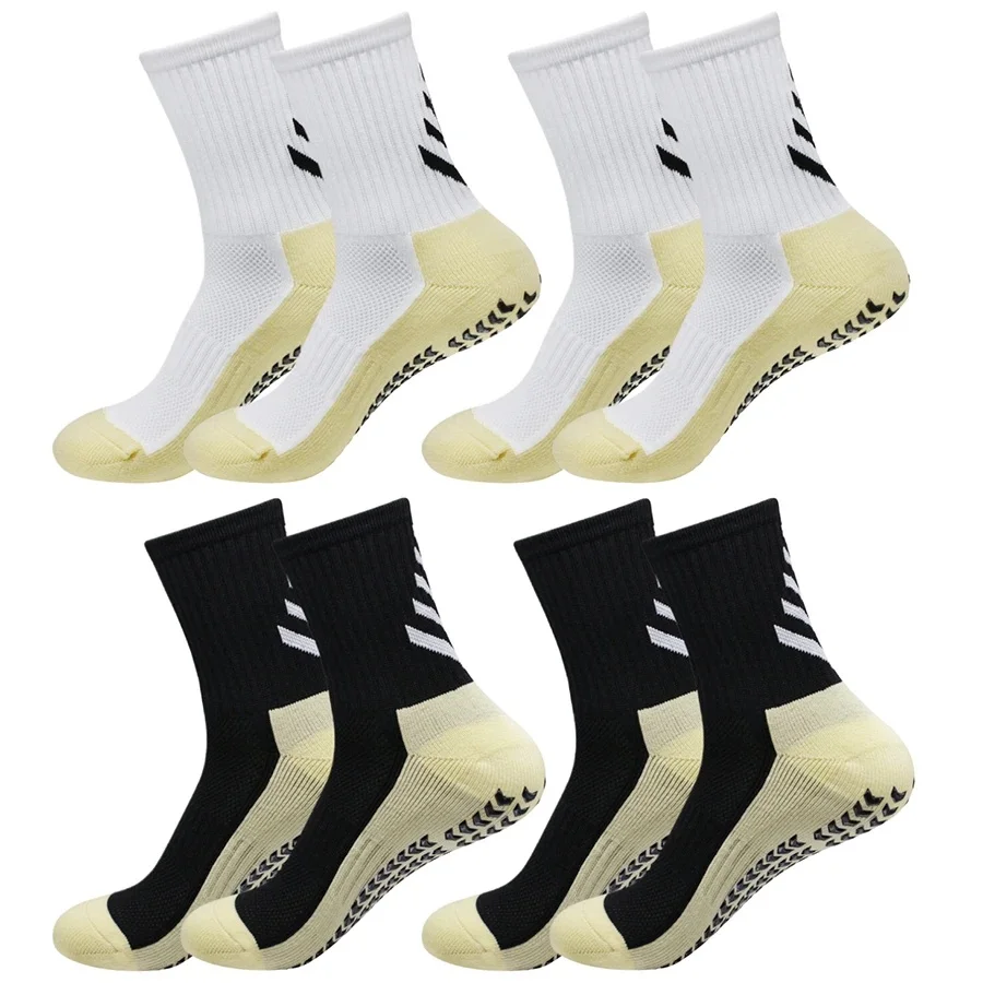 AliExpress 4Pair Exercise Non-Slip Grip Socks for Men Women in Football Basketball Baseball Rugby Soccer Cycling Running Hiking Tennis