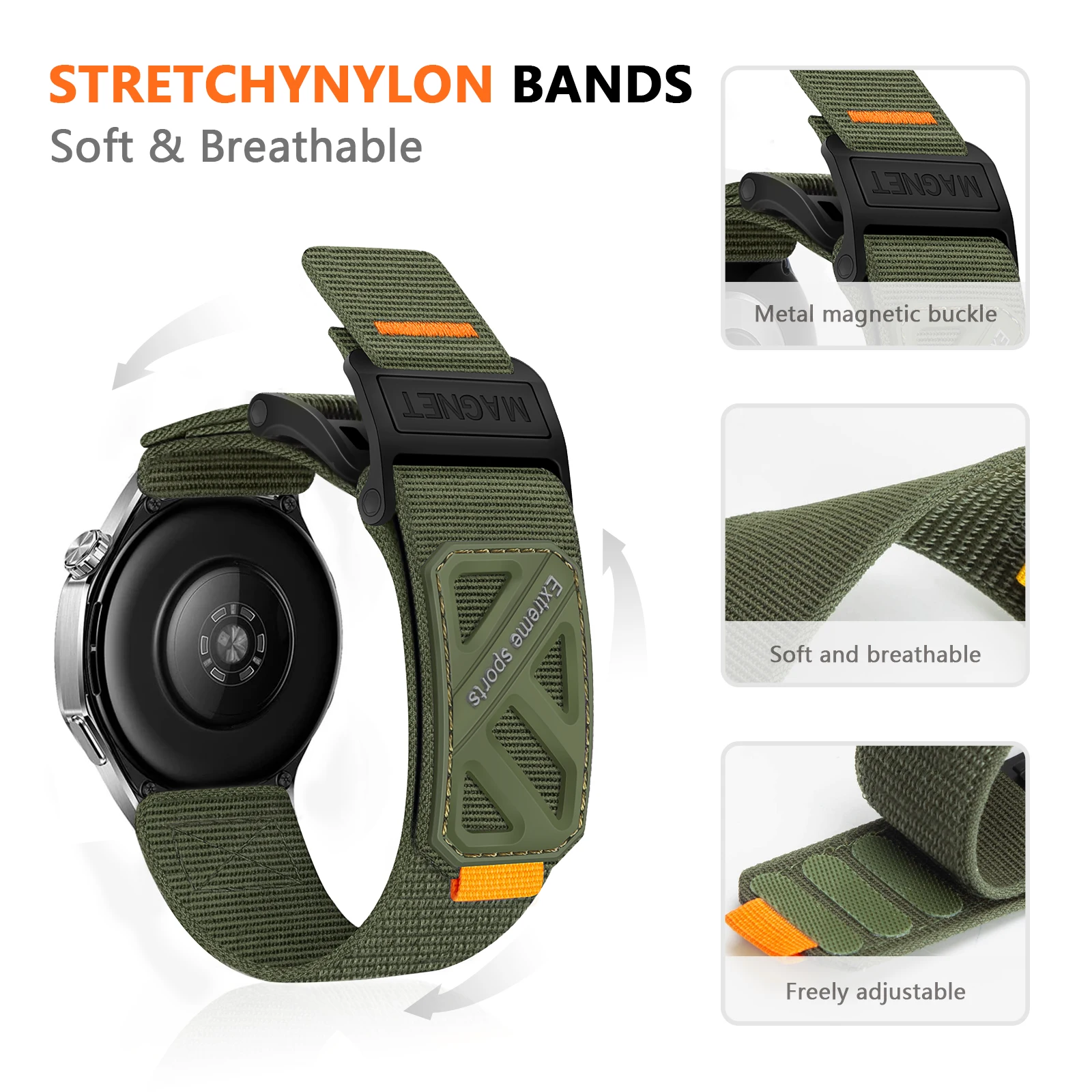 22mm Huawei Nylon Band for Wat - đánh giá và giá Drone Gt3 Rc