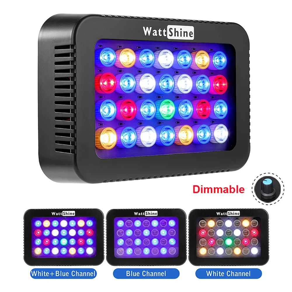 Full Spectrum 140W Dimmer Aquarium Lights LED Grow Light Promote Aquatic Plants Growth For Grow Tent Fish Tank Lighting Decorate