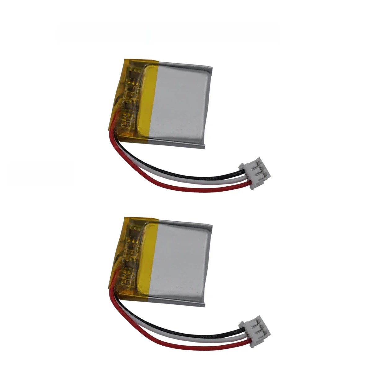 2pcs 3.7V 150mAh Polymer Li Lipo Battery 402020 Thermistor 3 Wire JST 3Pin 1.5mm Plug For Mouse Bluetooth Smart Watch Sat Nav