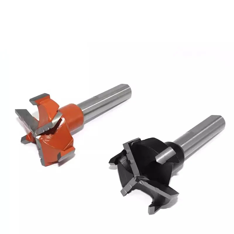 Woodworking three-edge row drill crown drill bit CNC machining row drill bit