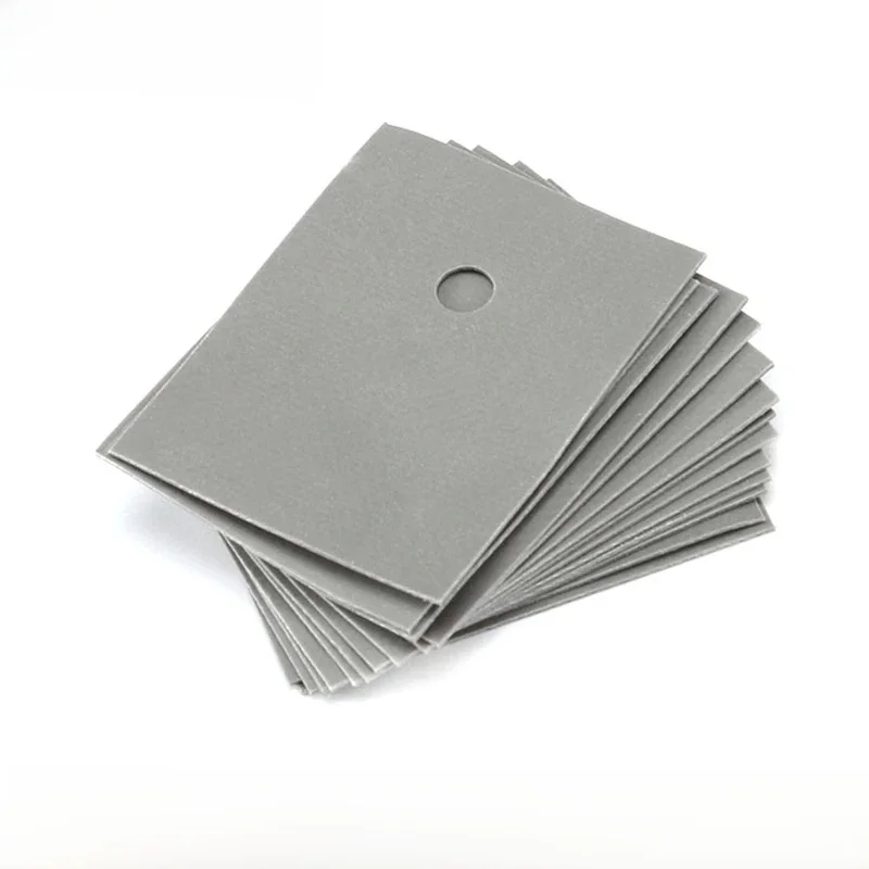 100 pièces/5 pièces TO-3P TO-220 TO220 feuille de tampon en Silicone isolé bande dissipateur thermique cale 25mm * 20mm 25mm x 20mm 19MM * 14MM