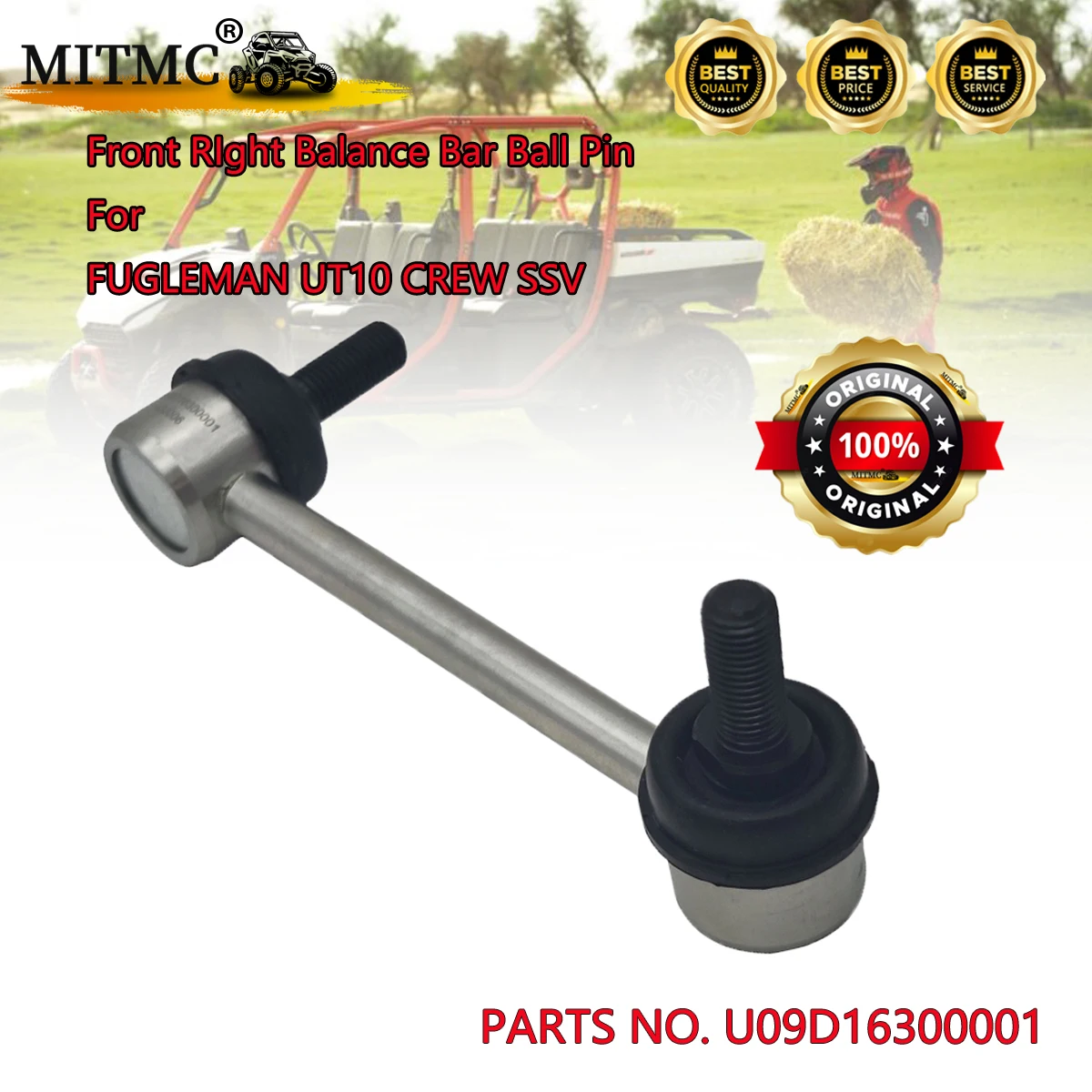 Balance Bar Ball Pin For FUGLEMAN UT10 CREW SSV Front suspension components U09D16200001 U09D16300001