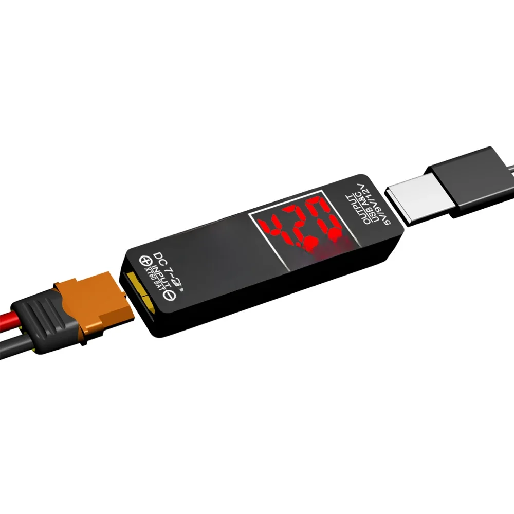 AOKoda PD3.0 szybka bateria Lipo xt60 do USB konwerter zasilania Adapter/Xt60 do T wtyczka do zabawki model samolotu baterii — zdjęcie 2