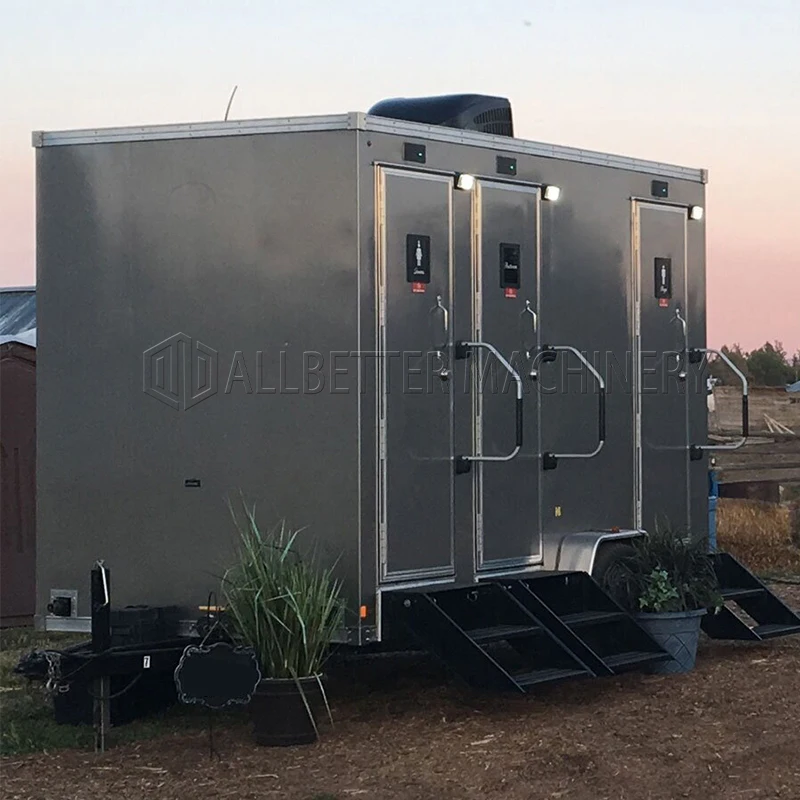 Allbetter Portable Toilet And Shower Room Restroom Trailer Bathroom Trailer For Wedding And Event Portable Toilets Manufacturers
