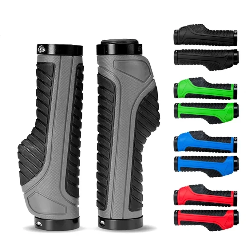 AliExpress enlee New Bicycle Grips MTB Road Bike Double Lock Rubber Handlebar Grips Anti-Skid Shock-Absorbing Bike Grips Handlebar