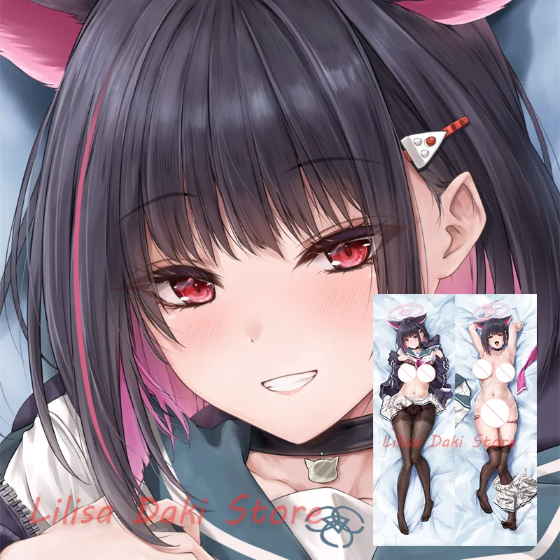 

Синий архив Kyouyama Kazusa Dakimakura, аниме, наволочка для тела, двухсторонняя наволочка с принтом в натуральную величину, подарки