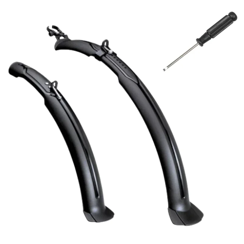 AliExpress Black 26 Inch Set of Bicycle Lengthen Mudguards MTB Mountain Bike Accessiories