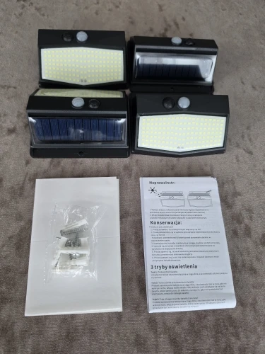 138 LED Solar Light Outdoor Solar Wall Lamp Human Body Sensor 3 Mode Waterproof Garden Decor Street Lights Sunlight Powered photo review