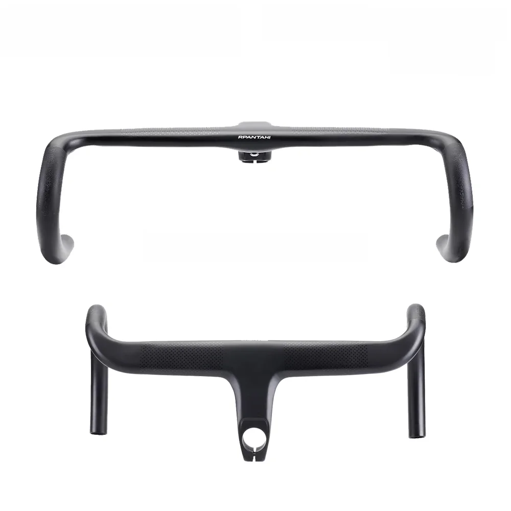 AliExpress NONE RPANTAHI Road Bicycle Ultra Light Full Carbon with Stem Integrated 28.6mm Cycling Bike Broken windmill Handle Bars Cycling Parts