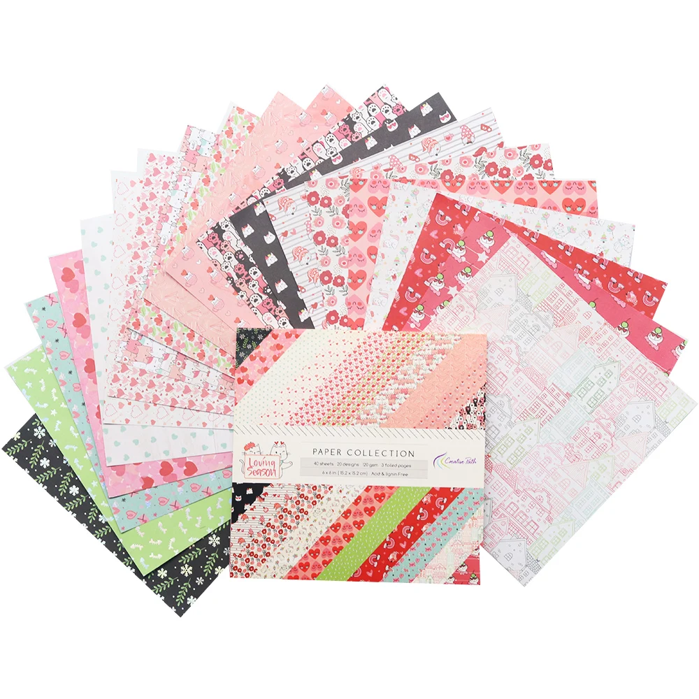 Creative Path 10-teiliges „Loving-Season“ Scrapbooking-Journaling-Set mit Dekorationspapier, Stanzformen, Aufkleberbögen und DIY-Bastelset – Detail 15