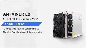 Оптовая цена Bitmain Antminer L9 17GH/s Litecoin Dogecoin Asic Miner
