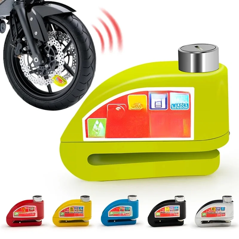 AliExpress Other Scooter Motorcycle Bicycle  Alarm Lock Wheel Disc Brake Waterproof Anti-Theft Aluminum Alloy Safety Brake Lock Moto Aaccessories