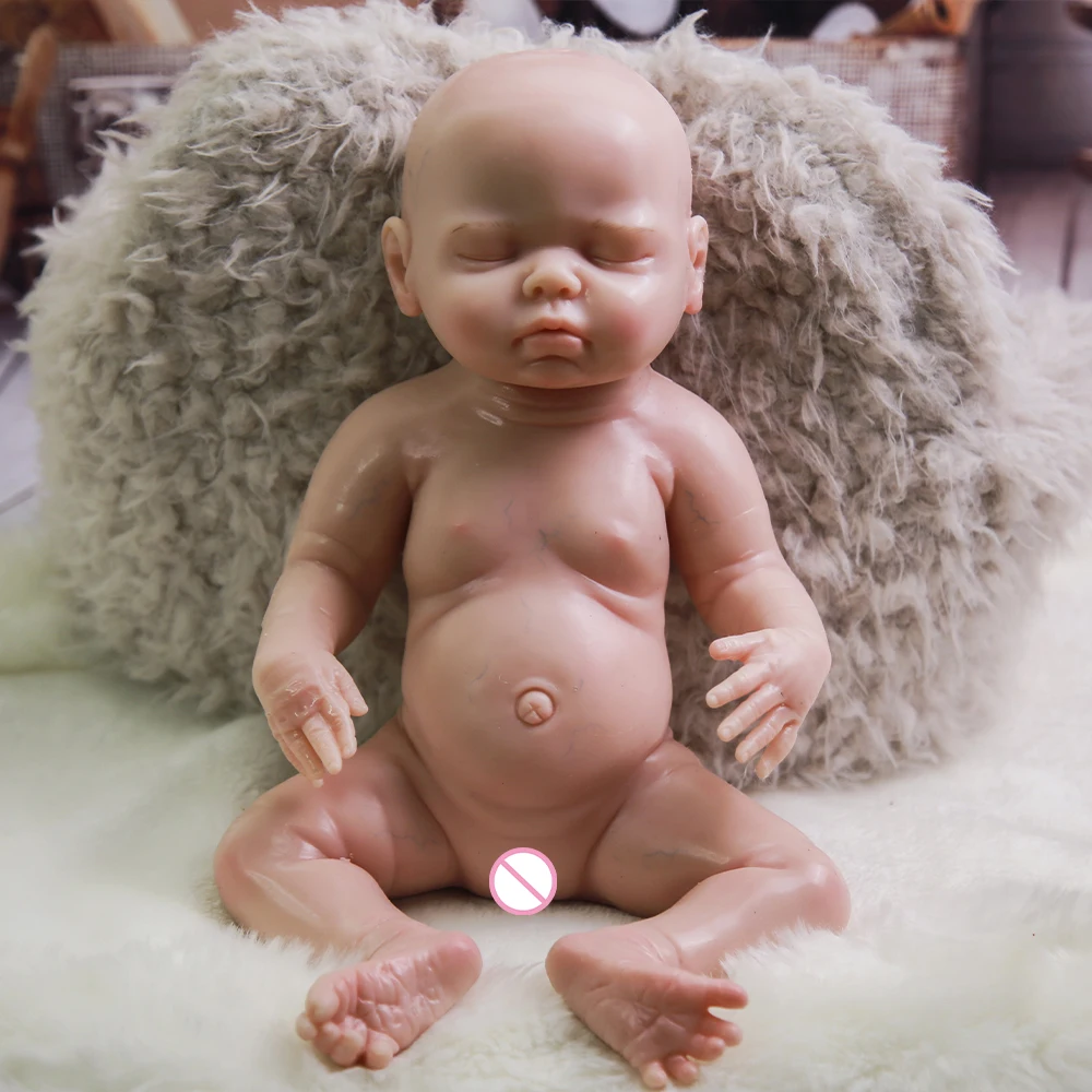 COSDOLL 2.4kg 41cm Reborn Baby Dolls Full Body Silicone Baby Doll 