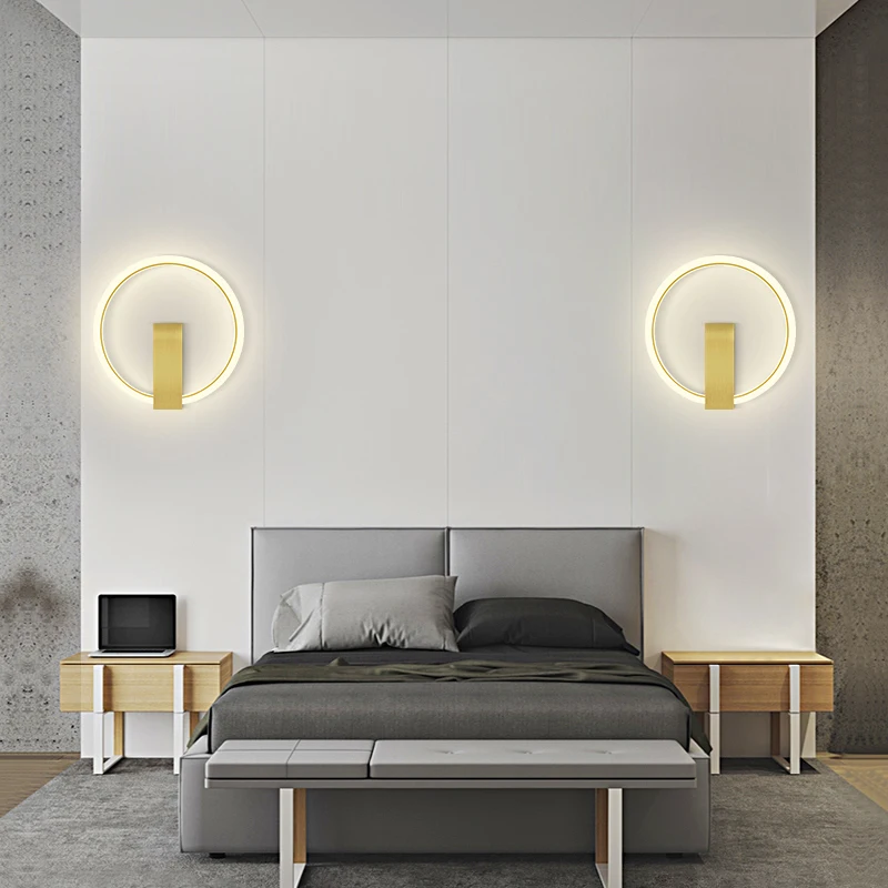 Applique Murale LED au Design Moderne, Luminaire Décoratif d'Nik, Idéal pour une Chambre à Coucher, un Salon, un Hôtel ou un Couloir