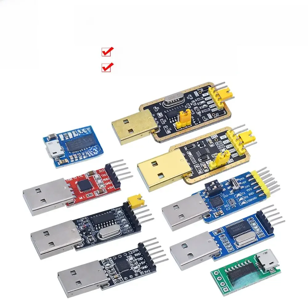 Moduł CH340 USB do TTL Aktualizacja CH340G pobierz małą płytkę szczotki drucianej Płyta mikrokontrolera STC USB do portu szeregowego zamiast PL2303 — zdjęcie produktu 7
