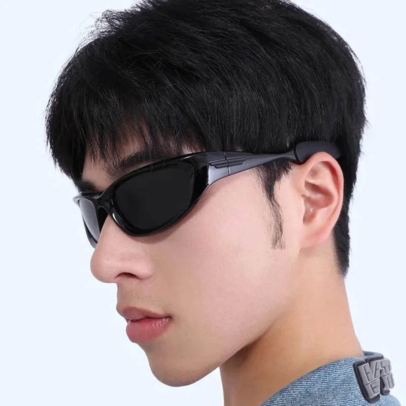 AliExpress juncture 2024 Fashion cycling Women Men Sunglasses Vintage Women Y2K Shade Glasses Cool Design Luxury Gafas De Sol with Outdoor Glasses