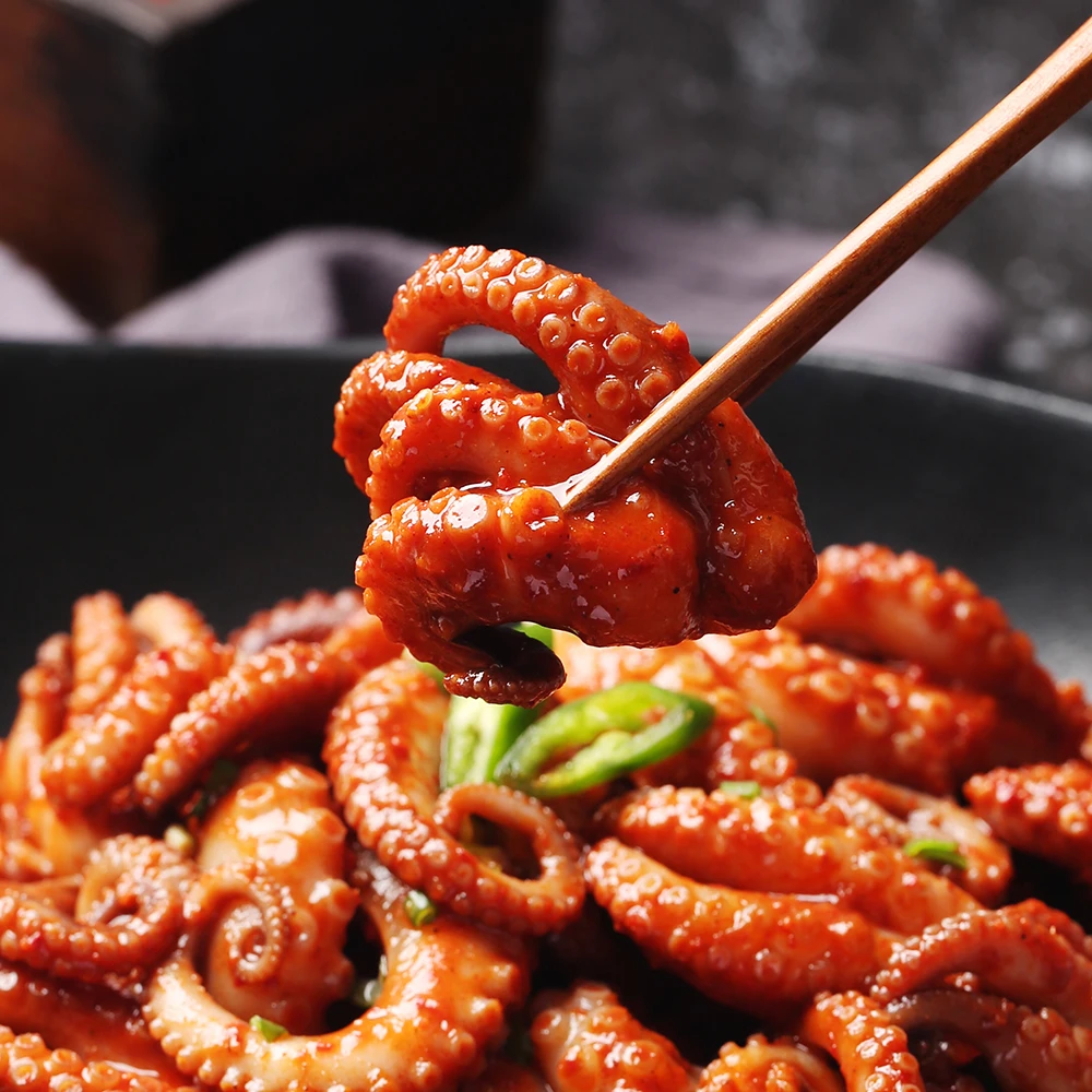 [أطعمة Jaeho] مخالب الأخطبوط Iqf 800 جرام / مخالب الأخطبوط سريعة التجميد بشكل فردي وسهلة الأكل ومطاط ونطاط