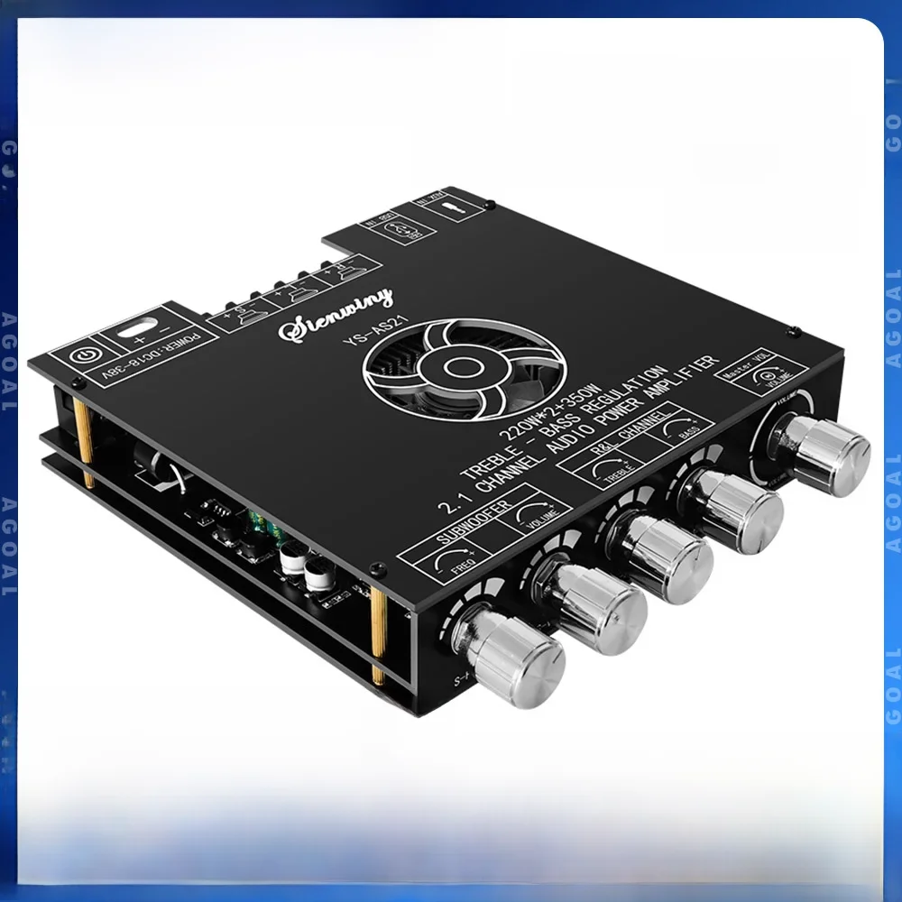 YS-AS21 2*220w 350w 2,1 Kanal bt digitale Leistungs verstärker platine tpa3251 Ampere Subwoofer