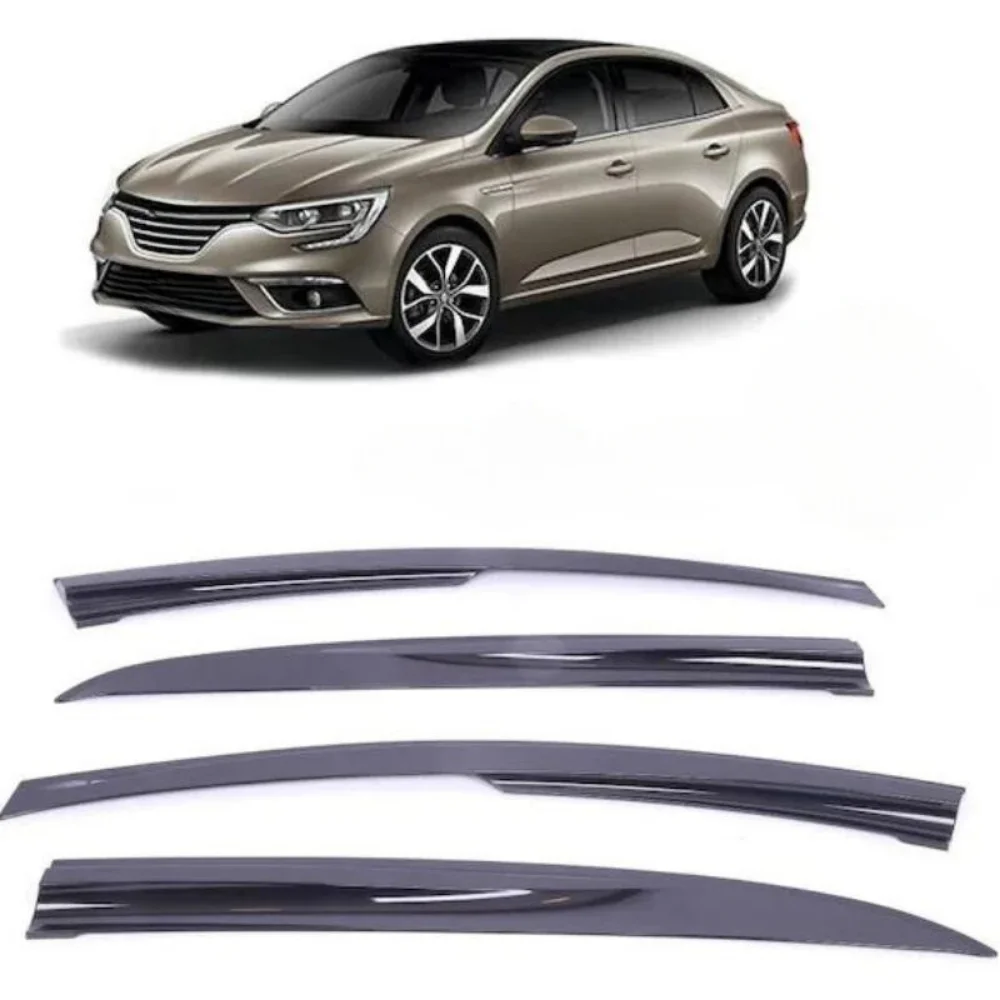 Car window accessories for Renault Megane IV 2016-2020 Sport Style window deflector rain cover visor awnings Exterior Accessory