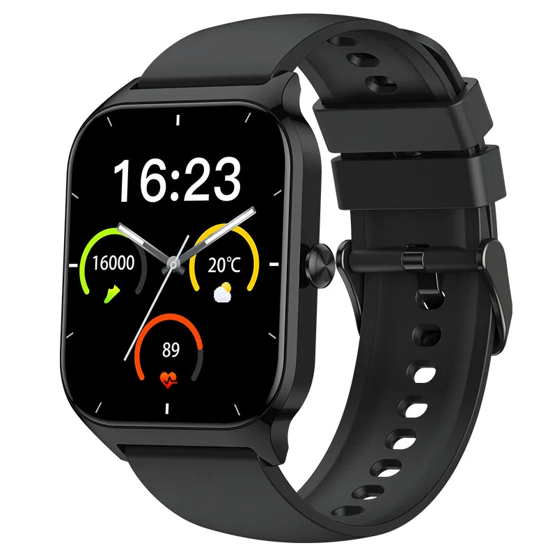 P125 1,85" ultradünne Smartwatch (Antwort/Anruf tätigen), wasserdichter IP68-Fitness-Tracker, 100+ Sportmodi, Herzfrequenz-/Schlafmonitor.
