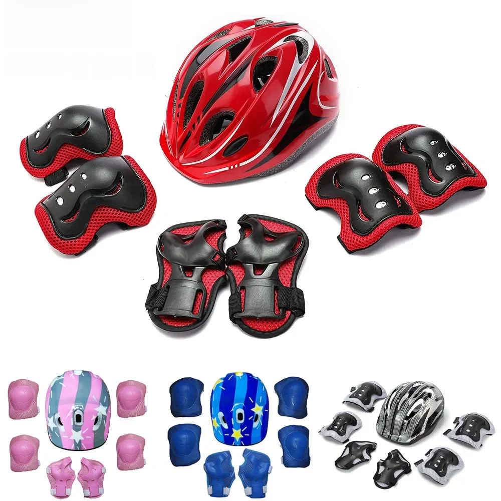 AliExpress TOPRUNN Kids Bike Helmet Knee Elbow Wrist Pads,Toddler Helmet with Protective Gear Set,for Bicycle Cycling Skateboard Scooter Skating