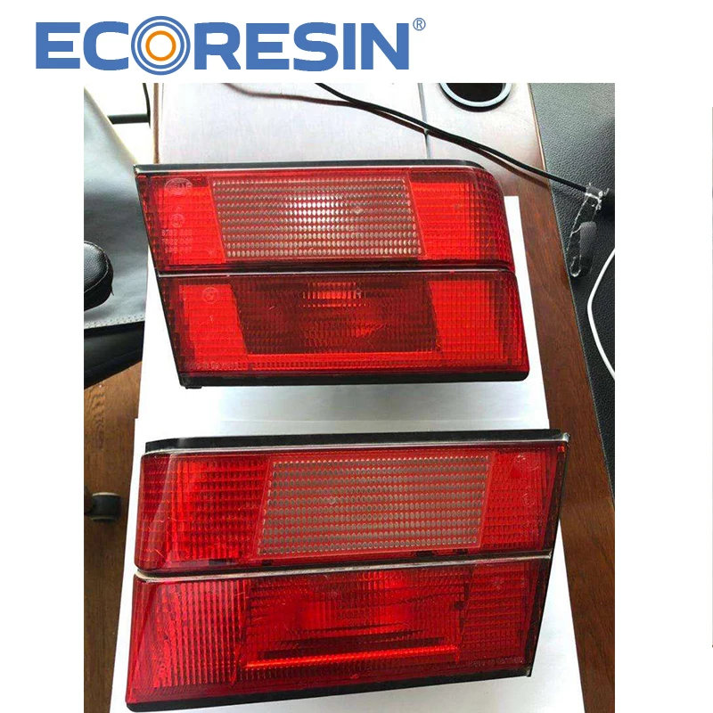 For BMW E34 Taillight Tail Light Rear Lights Lamps Yellow  White Grey Car Auto Parts Replacement  Aftermarket Outer Inner Light