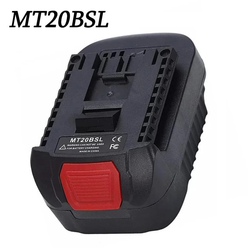 

MT20BSL Li-ion Battery Adapter Converter for Makita 18V BL1830 BL1860 BL1850 BL1840 BL1820 Convert to for Bosch 18V Tool