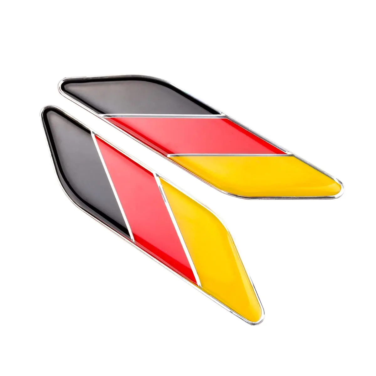 1pcs 3D Germany Flag metal car emblems,decorative items.Suitable for decorating the rear side of cars,trucks,and SUVs,waterproof