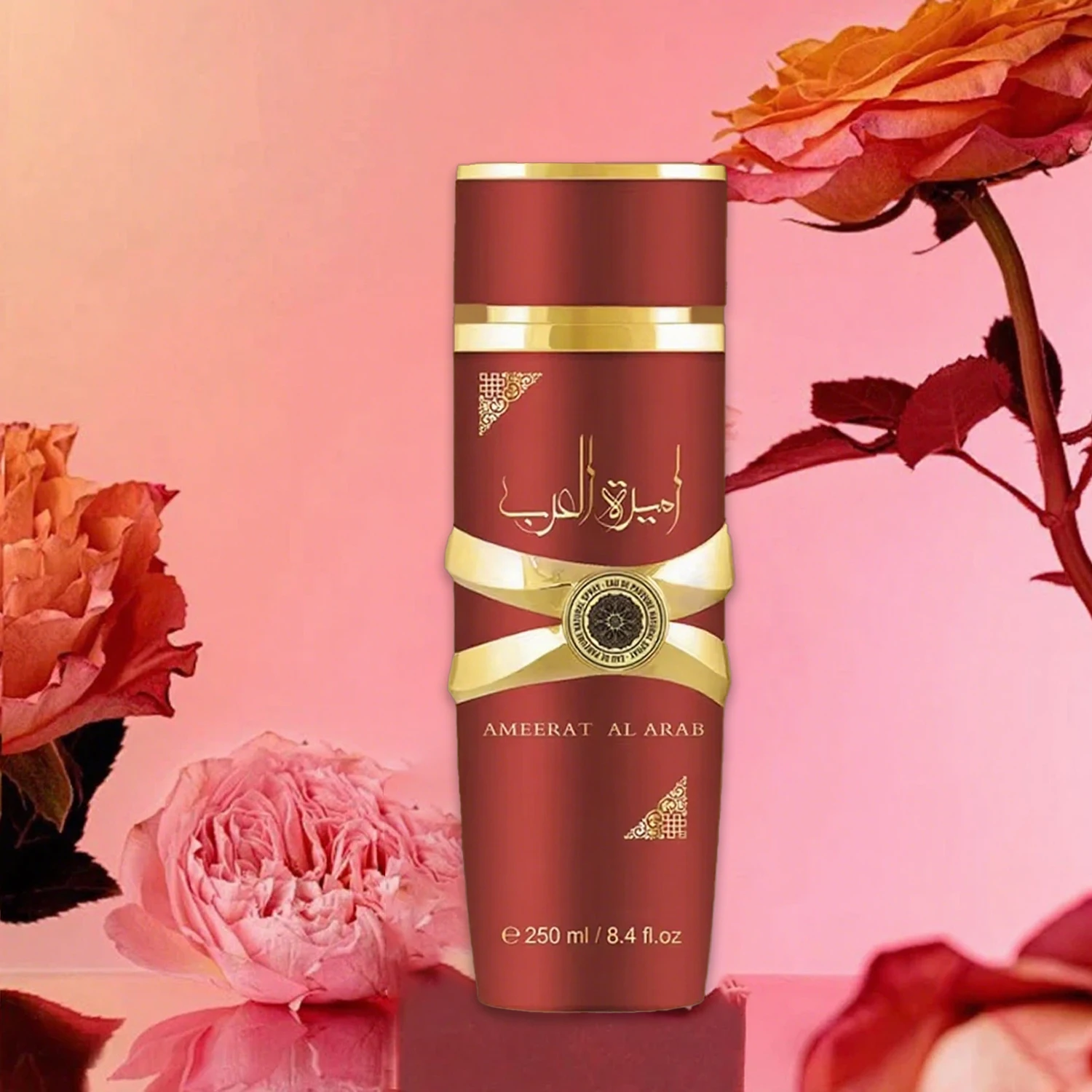 Perfume árabe de mujer de 250 ml, con notas florales, una rica fusión de fragancias orientales y occidentales con una fragancia duradera, es el regalo perfecto para ella/pareja/novia.