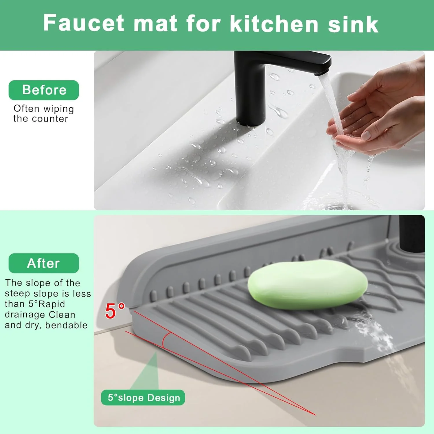 Thumbnail 2 - #10 Trending Sink Mats Right Now