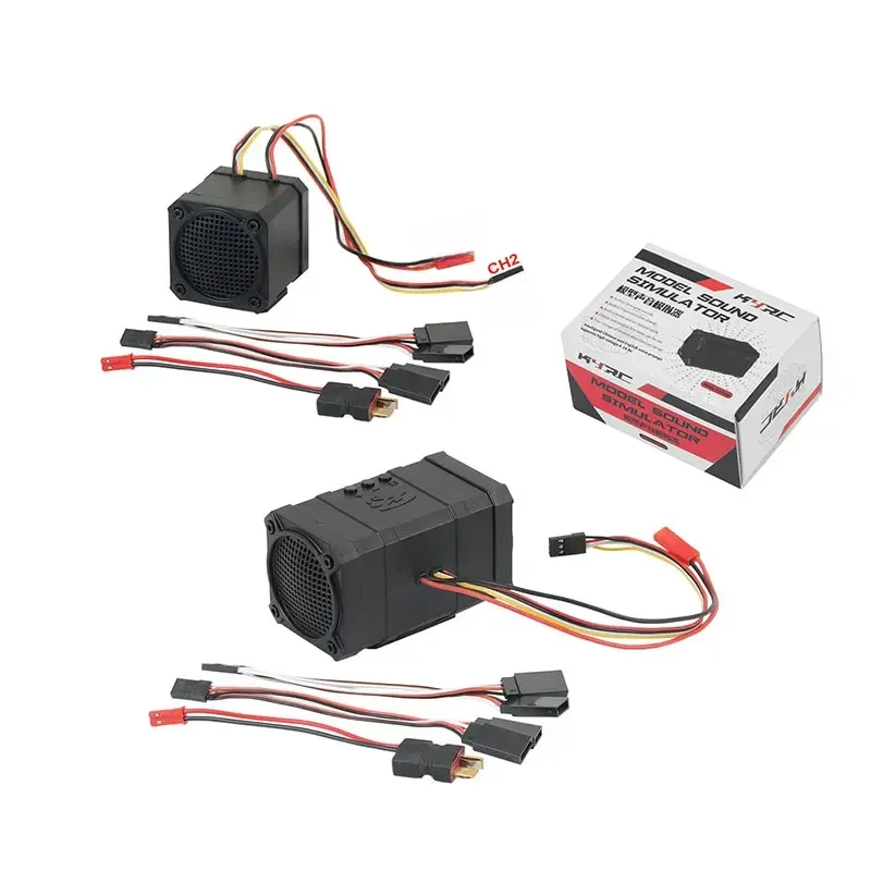 RC Auto Tweekanaals Geluidssimulator 10 Geluidseffect Luidsprekers Linkage Motorgeluidsgroep voor 1/10 RC Crawler Axiale SCX10 TRX4 D90 - afbeelding 2