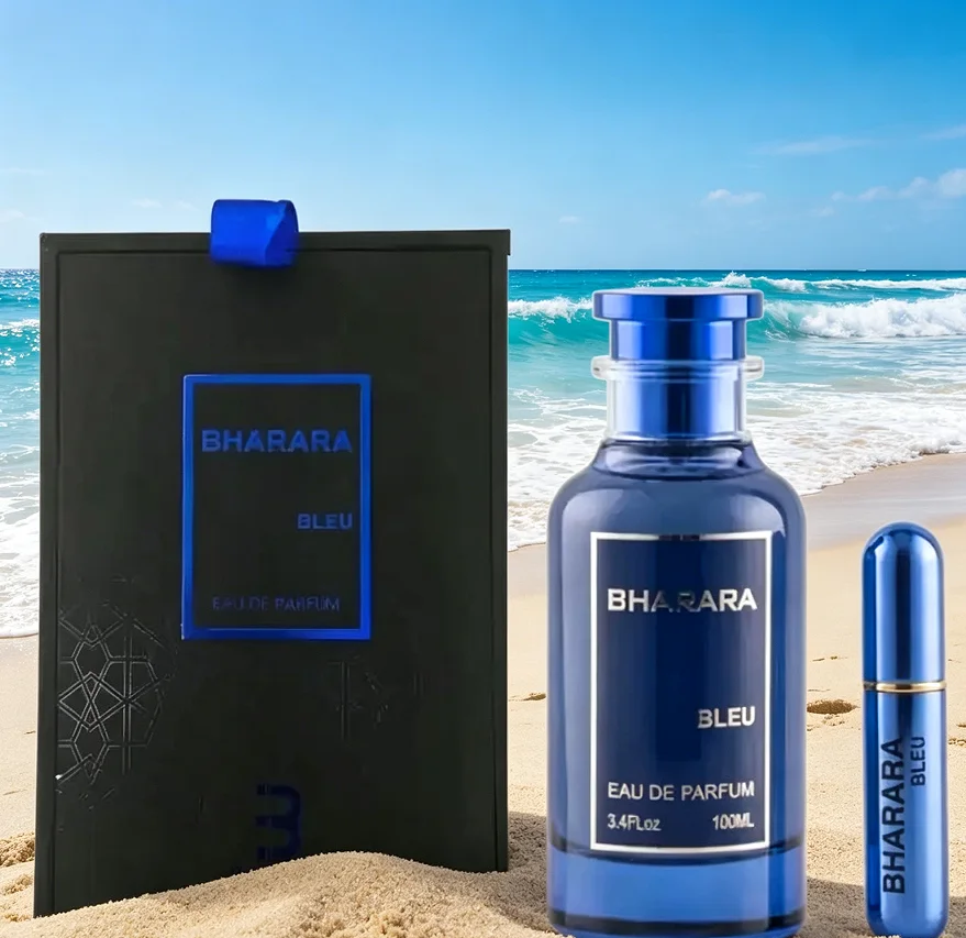 

Bharara Bleu men's perfume spray is high-end luxury, fresh oriental, woody and herbal, fresh and lasting, 3.4oz100ml