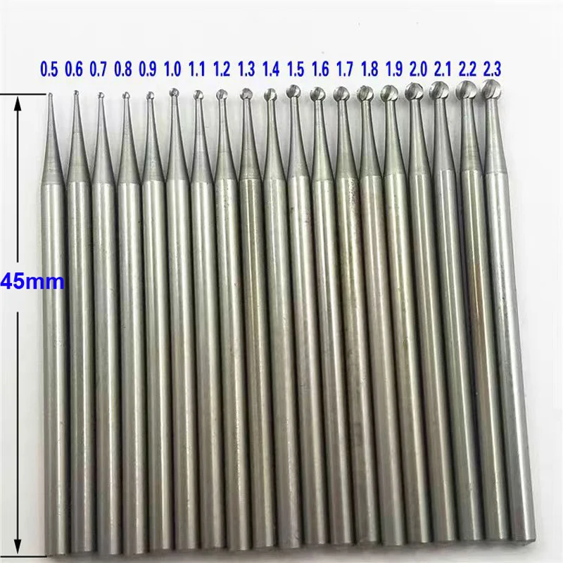 6PCS SET Jewelry Setting Burs Diamond Bearing Engraving Milling Cutter Stone Set Jewelry Making Tools