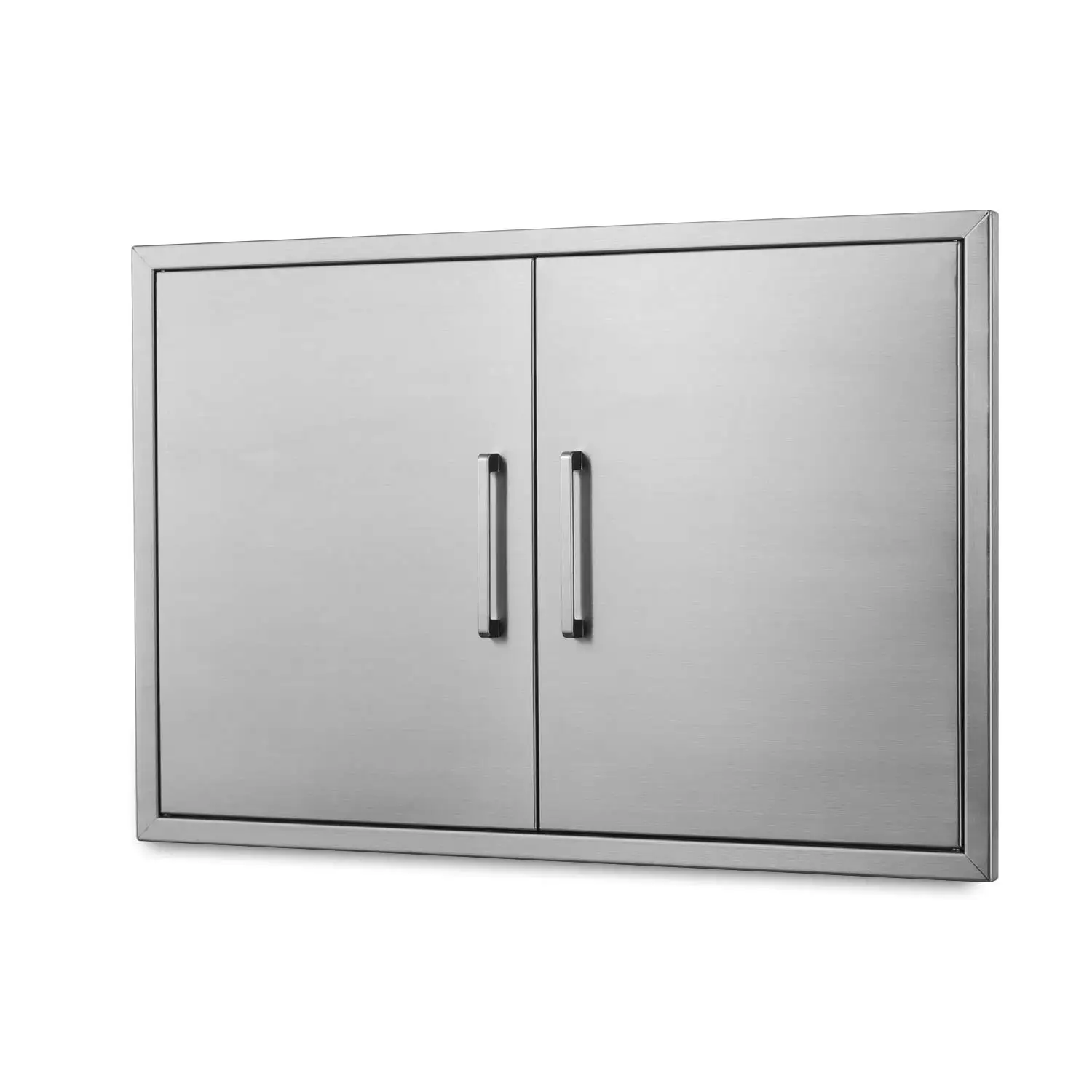 

36 "Ш x 23" В уличные кухонные двери из нержавеющей стали, двойная дверь для барбекю, крепление для заподлицо для уличного кухонного острова