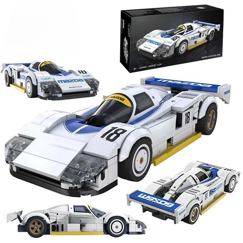 Cada 1:24 Technische Drift Racewagen C42 Sportwagen Model Bouwstenen Stad Uithoudingsvermogen Sport-Auto Bricks Speelgoed Voor Kid geschenken - afbeelding 2