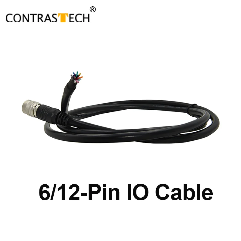 Hirose 6pin 12pin Power I/O Cable VT-Hirose6-7-0.5M For Industrial Machine Vision Camera Trigger Control Custom Length New