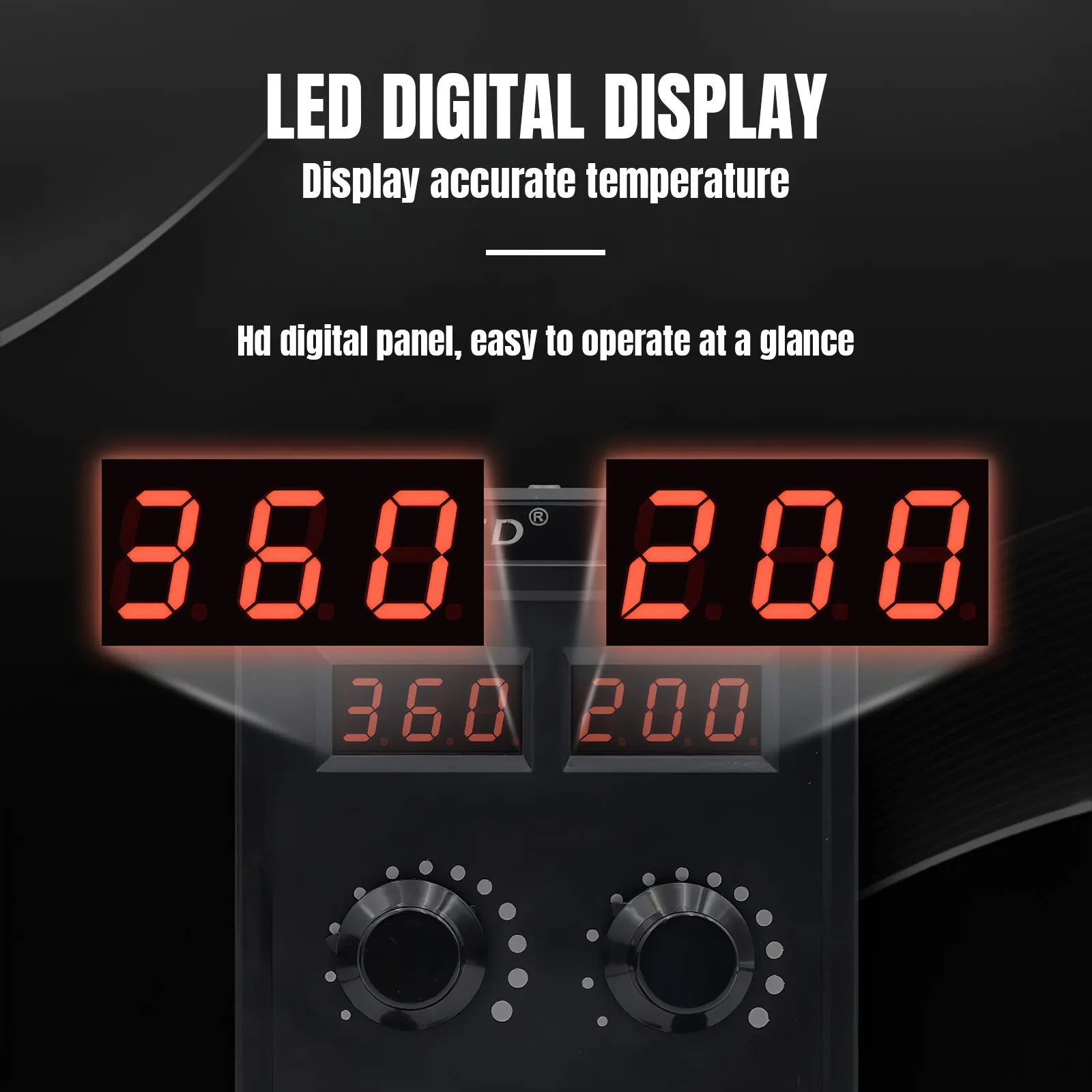 8586D 2-in-1 Lötstation 750W Heißluft-Lötkolben mit Digitalanzeige und Schlafmodus für Handy-PCB-Reparatur 220V – Detail 4