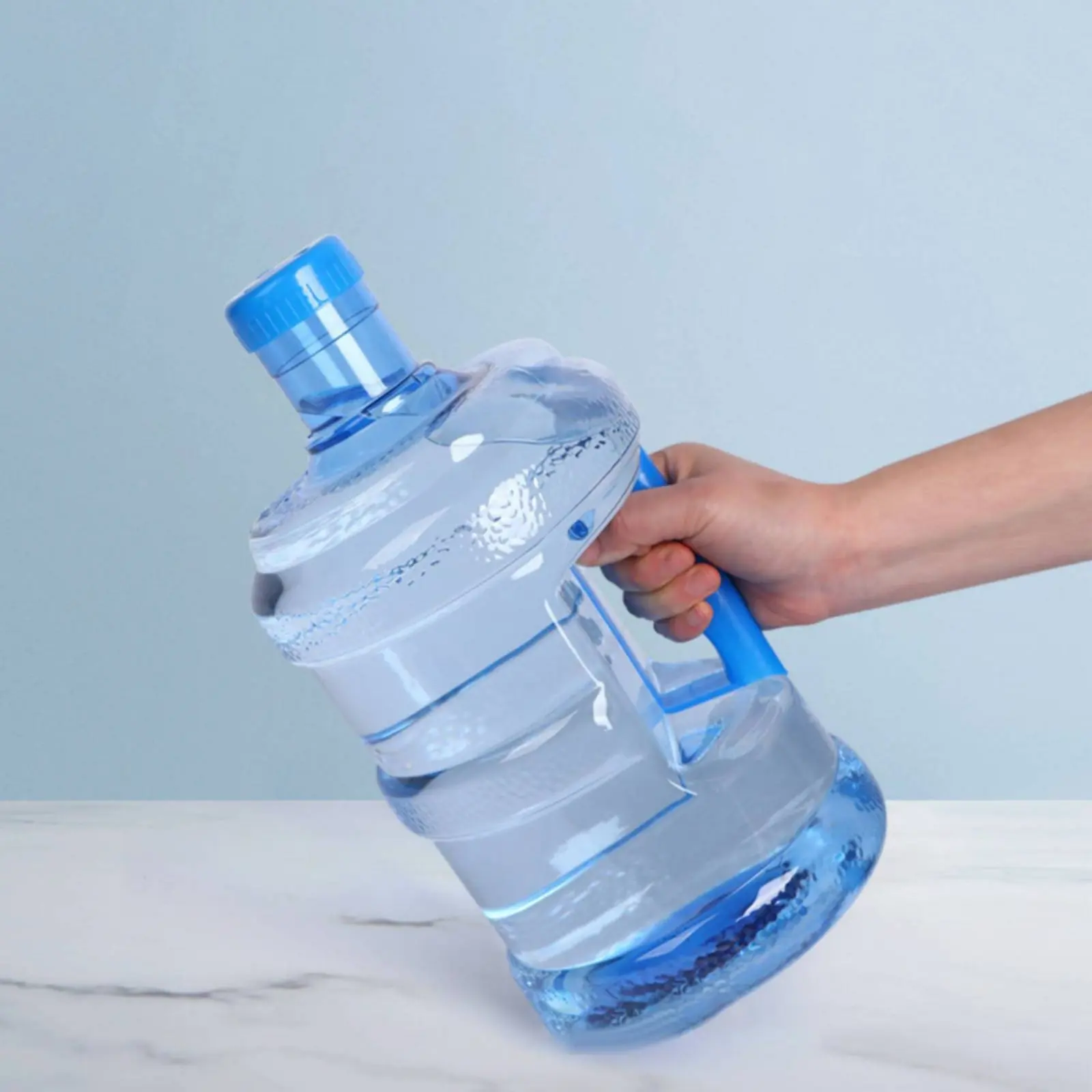 7.5-18L Large Empty Water Dispenser Jug with Thickened Wall Food Grade Material for Campers Camping Emergency Preparedness