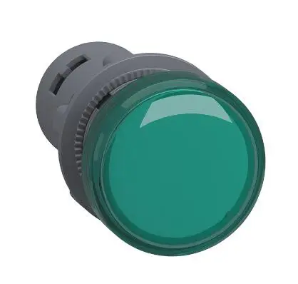 XB7EVB3LC XA2EVB3LC Easy Harmony XA2, plastic, green, 22mm, integral LED, screw clamp terminals, 24V AC DC