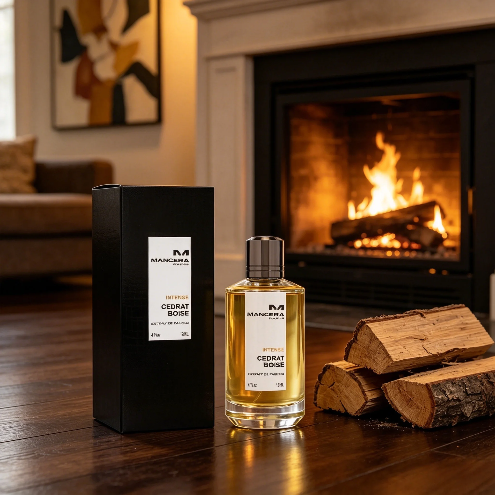 

Mancera Cedrat Boise Intense Extrait de Parfum Fresh Citrus Woody Scent Clear Round Bottle Black Grid Gift Box Long Lasting Unisex Fragrance Holiday Gift for Birthday Anniversary
