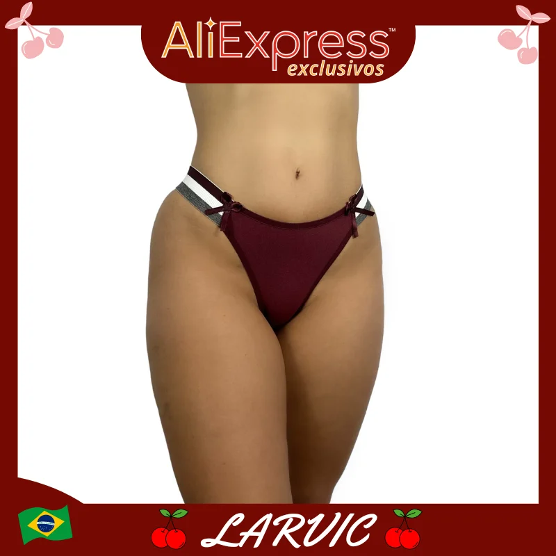 Panties Kit 3, 5, 10 Cotton Elastic Comfort Lingerie Female Sexy Sexy Thong High Quality Langerie Sexy Underwear