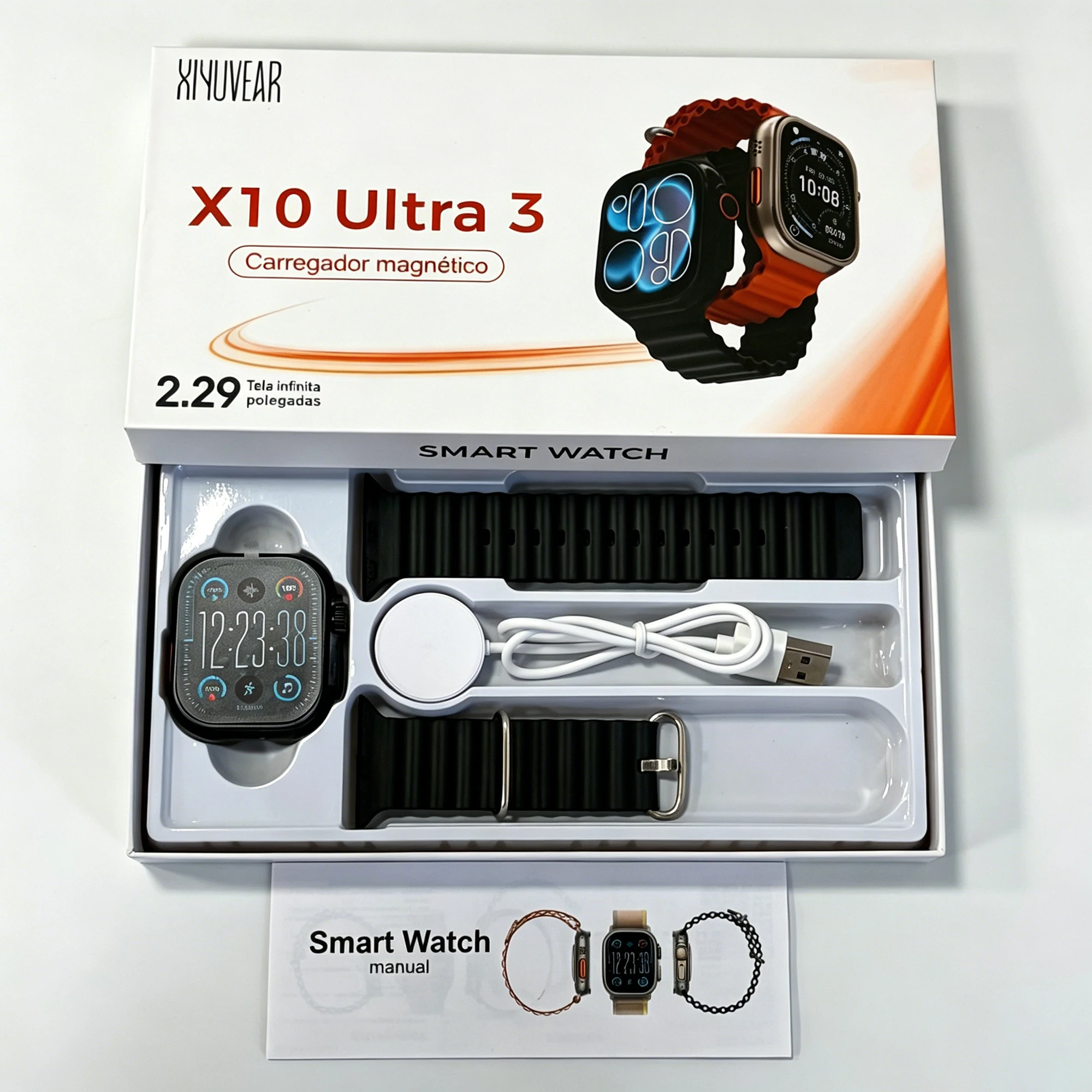 2,01 Inch Various Sports Modes Message And Call Gift Men Women Smart Watch