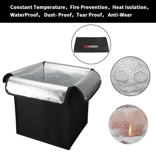 Imagen 2 del producto FYSETC-cubierta protectora antipolvo para impresora de nailon, 34x34x53cm, impermeable, mantel para silla, cubierta opaca para impresora 3D