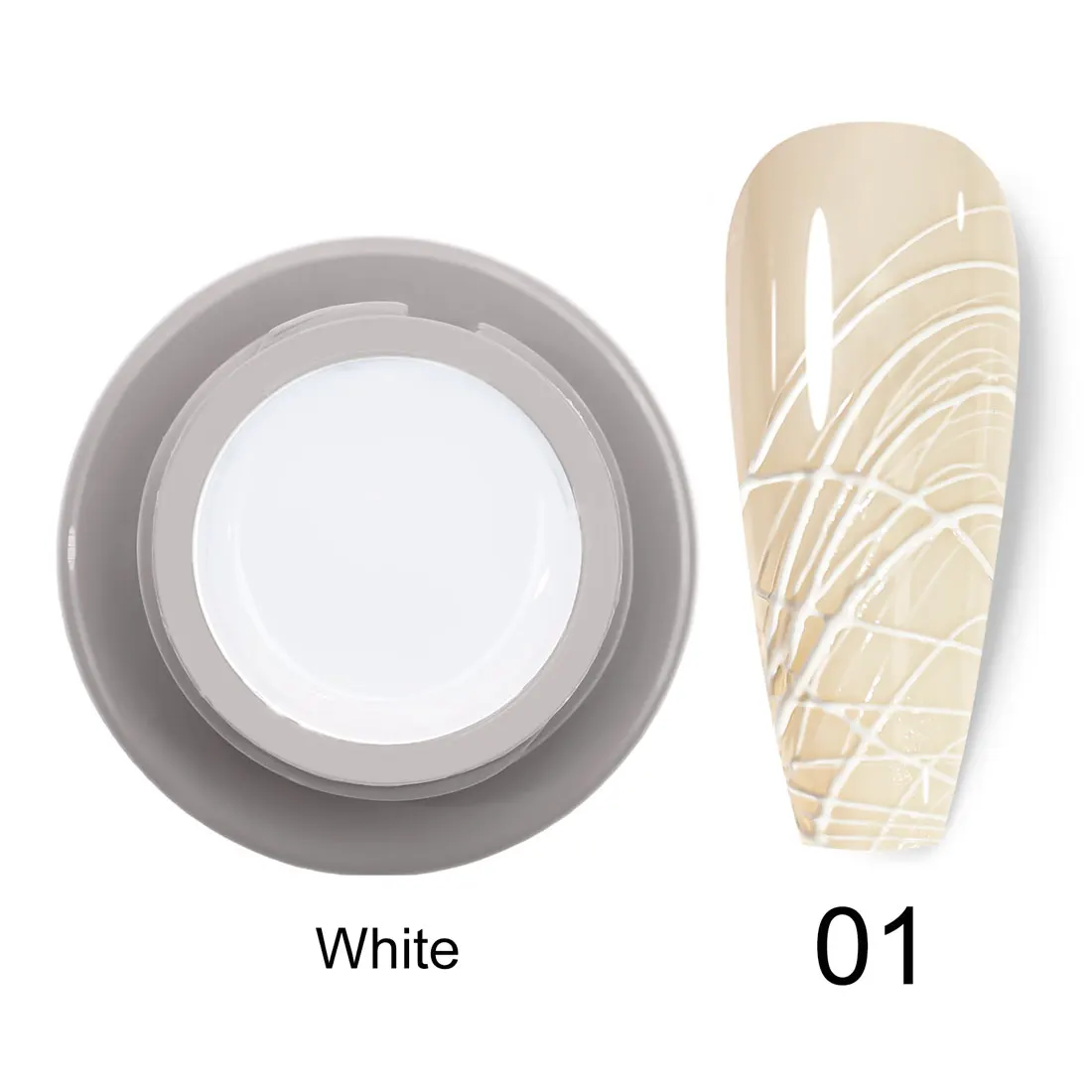 VENALISA Zeichnen Malerei Gel Spinne Gel Nail art Design Reine Farbe Tränken weg vom UV LED 3D Relief Gelee Glas Splitter malerei Gel