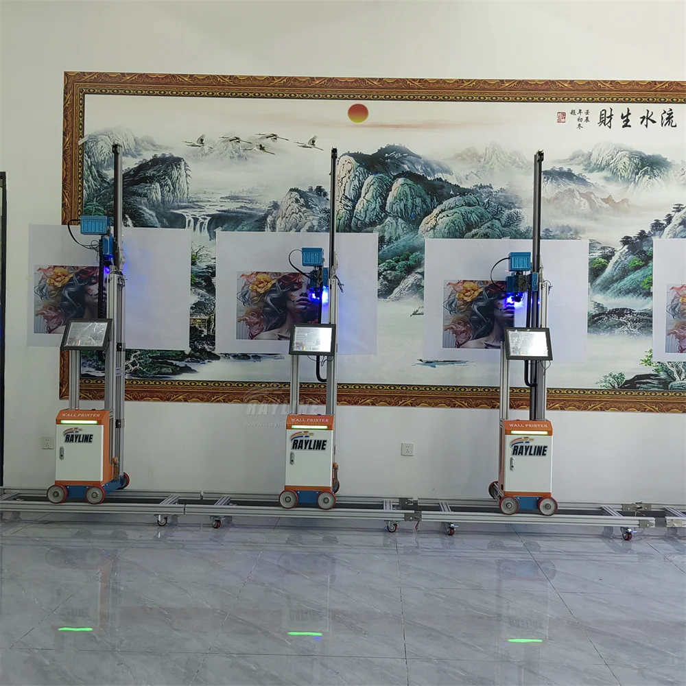 

Вертикальная прямая печать на стену с водяным основанием струйный принтер для внутреннего и наружного артикул AI 4K проект настенной живописи