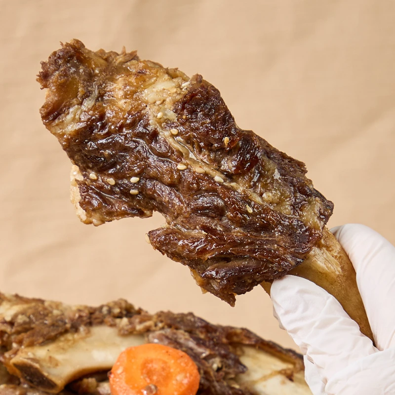 2.4kg steamed seasoned ribs of the Great King beef ribs (two kinds of spicy, spicy)