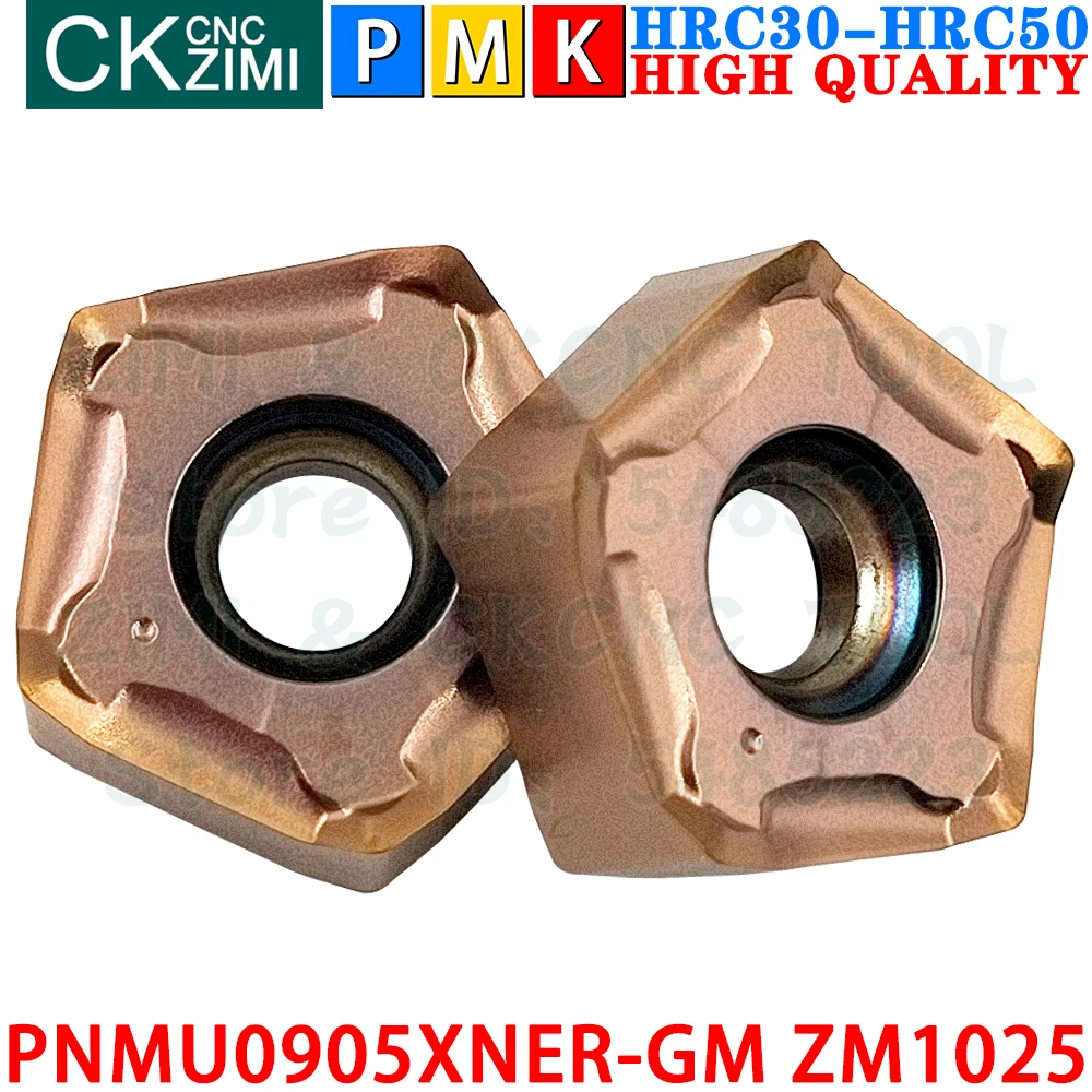 PNMU0905XNER-GM ZM1025 PNMU 0905 XNER-GM Carbide Inserts Fast Feed Milling Inserts MFPN CNC Heavy Cutting Indexable Milling Tool