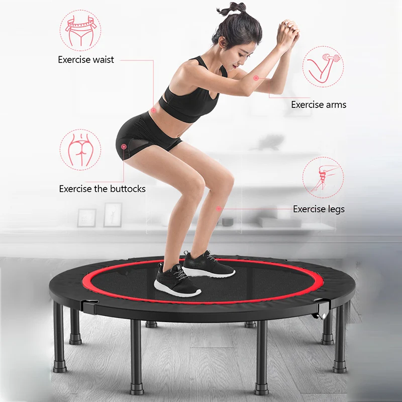 

Portable Trampolines for Kids and Adults, Foldable Trampoline, Indoor and Outdoor Exercise, 300kg Bearing, XA221L